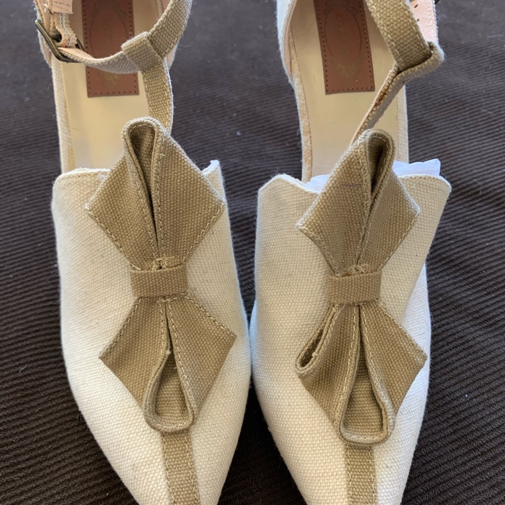 Joyfolie Delma in Raffia Heels size 8.5